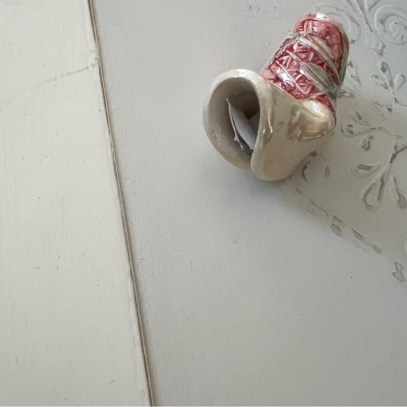 🥠 Vintage Ceramic Chinese Fortune Cookie w Fortune - Picture 3 of 6